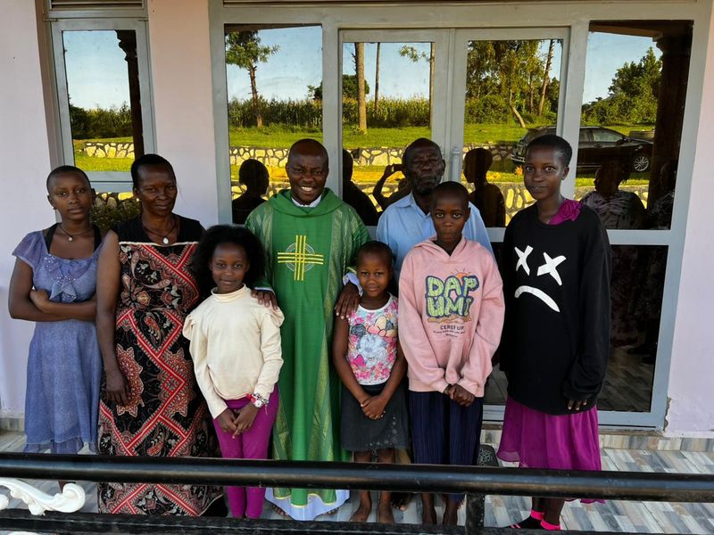 After the Holy Mass with our children