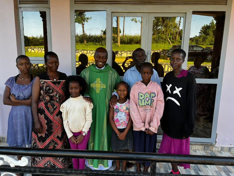 After the Holy Mass with our children