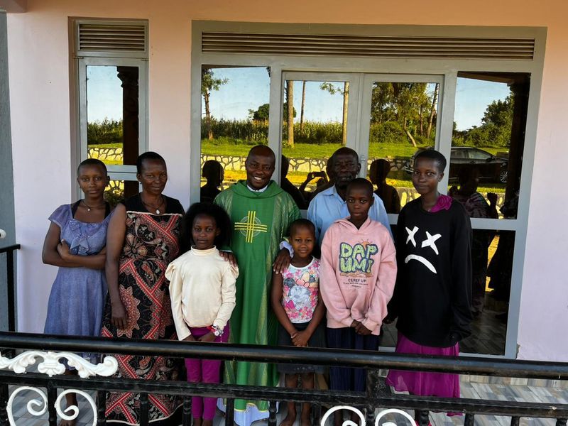 After the Holy Mass with our children