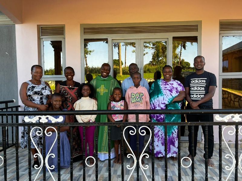 After the Holy Mass with our children