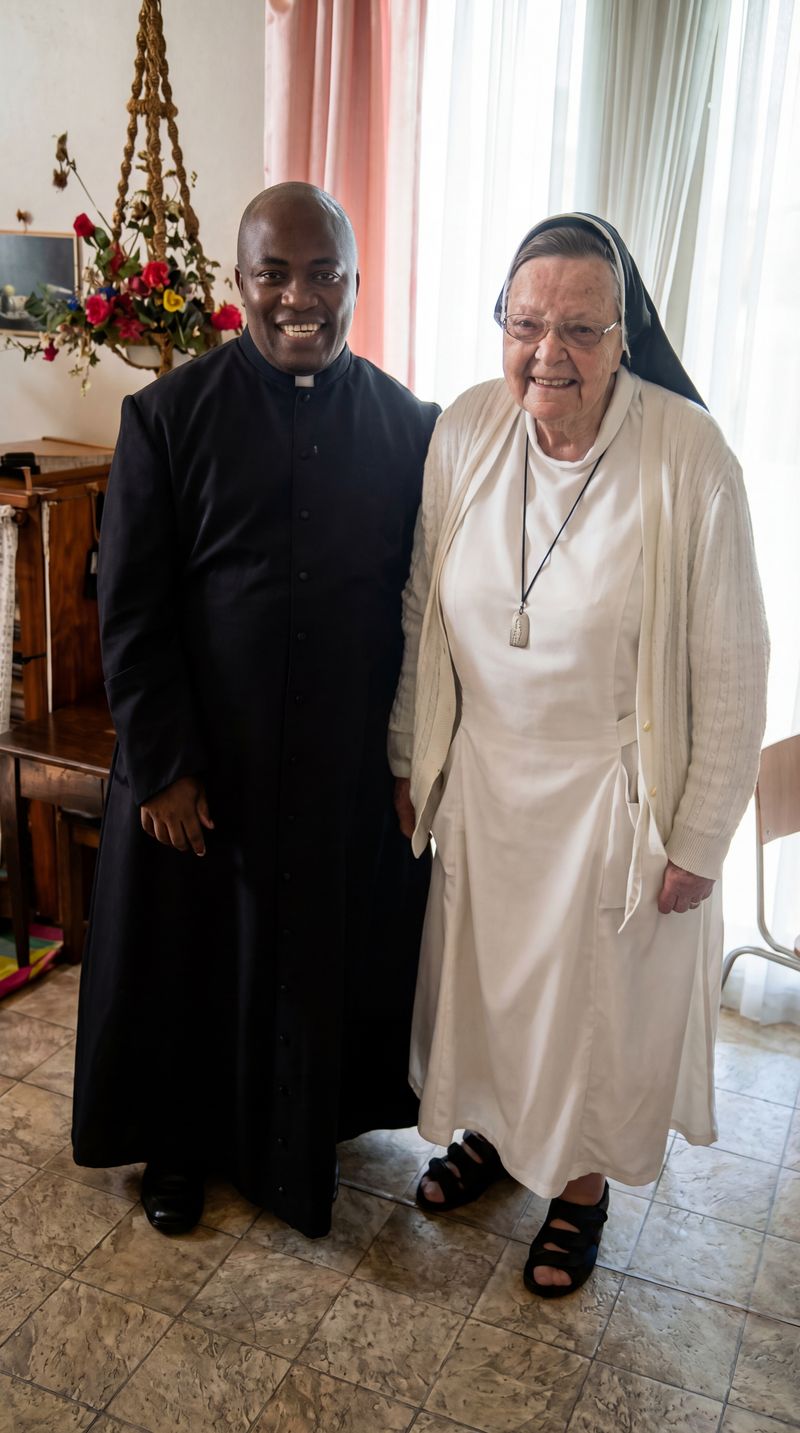Sr. Dolores and Fr. Emmanuel Kasibante